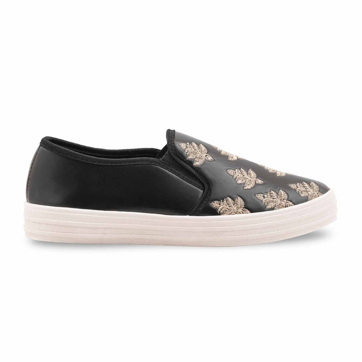 Black Sneaker For Ladies WN6205