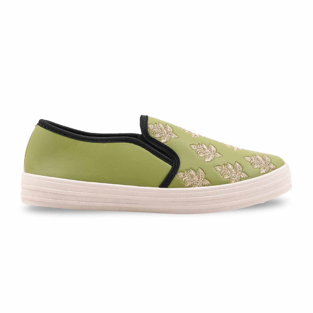 Mehndi Sneaker For Ladies WN6205