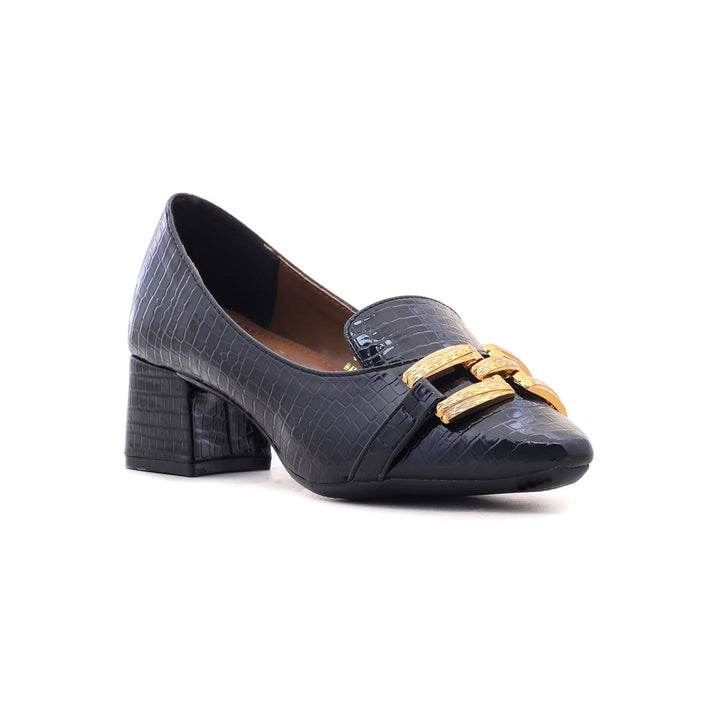 Black Winter Court Shoes WN7229