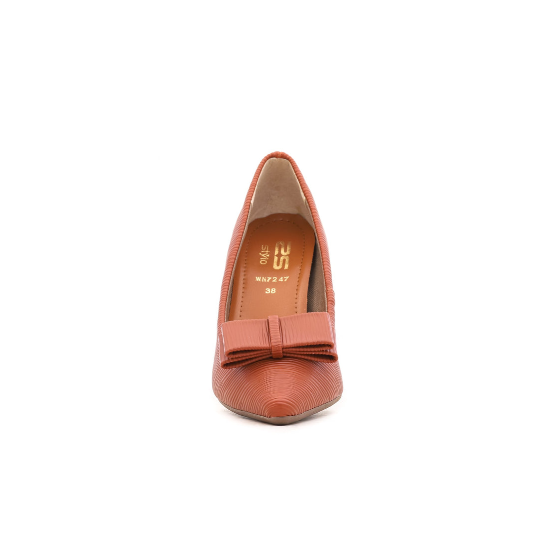 Rust Winter Court Shoes WN7247