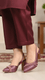 حذاء بنفسجي بكعب عالٍ WN7396