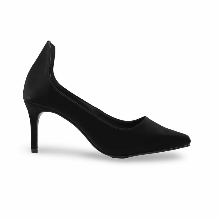 Black Court Shoes for Women WN7408