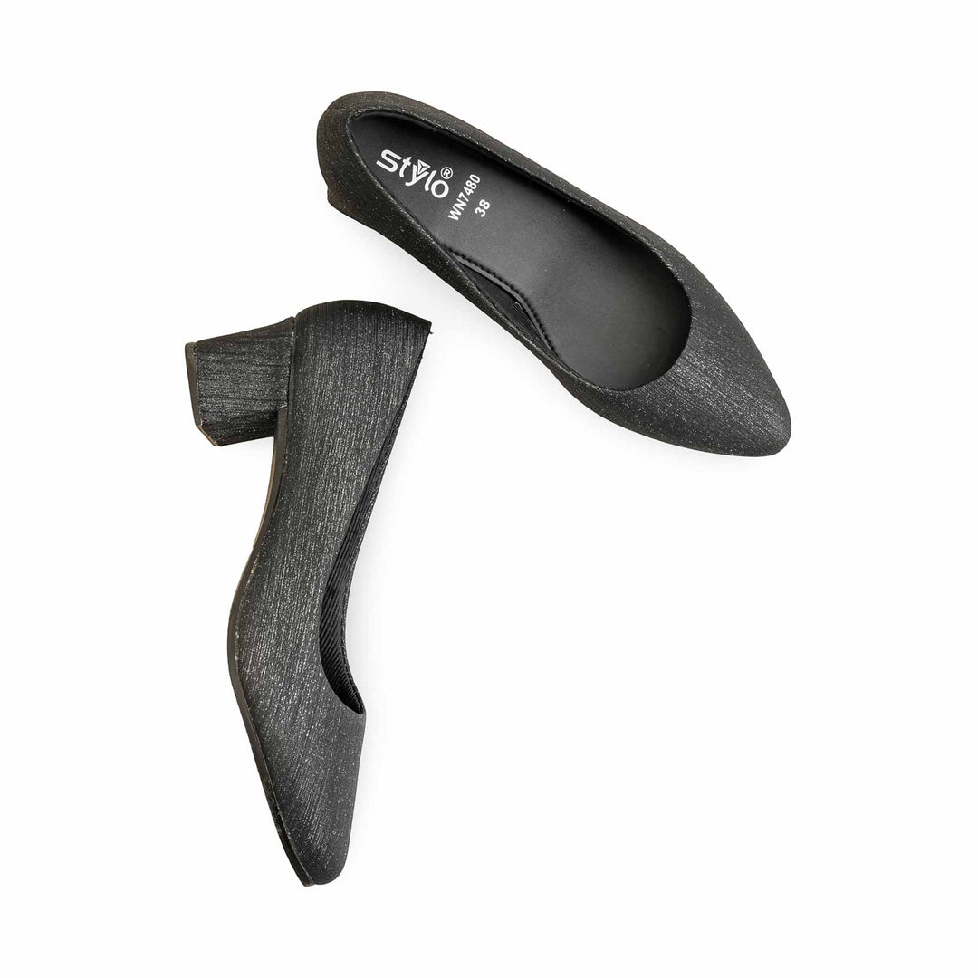Black Court Shoes WN7480