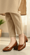 Tan Court Shoes WN7498