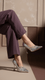 Silver Fancy Bridal Court Shoes WN7519