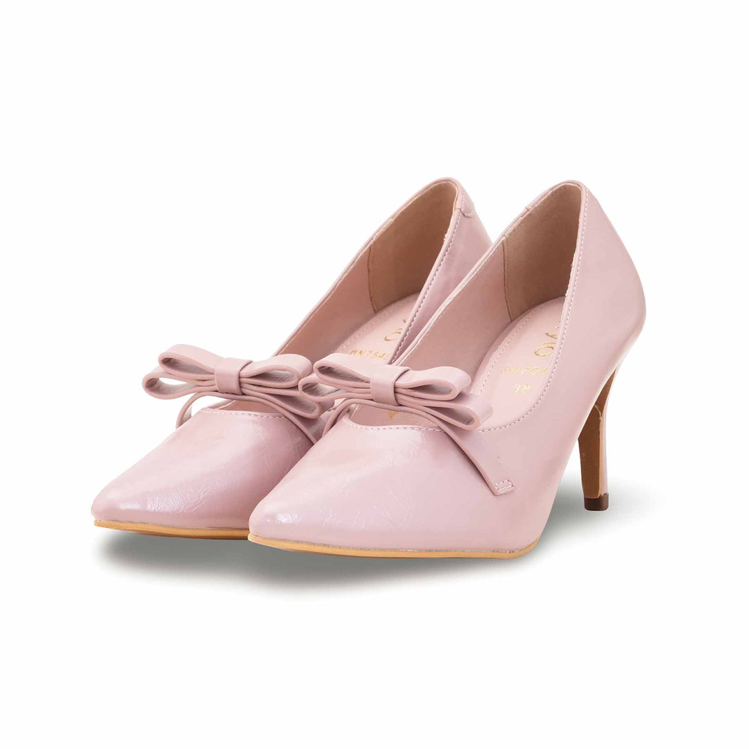 Pink Winter Women Court Shoes WN7548