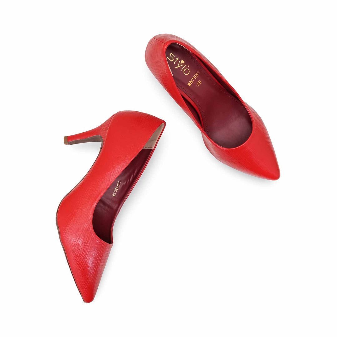 Maroon Court Shoes For Women WN7559
