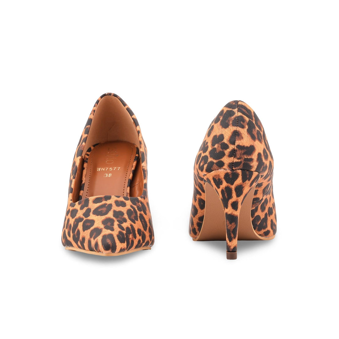 Brown Court Shoes For Women WN7577