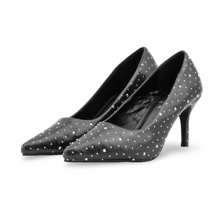 Black Court Shoes For Women WN7578