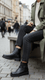 Black Long Shoes WN9020