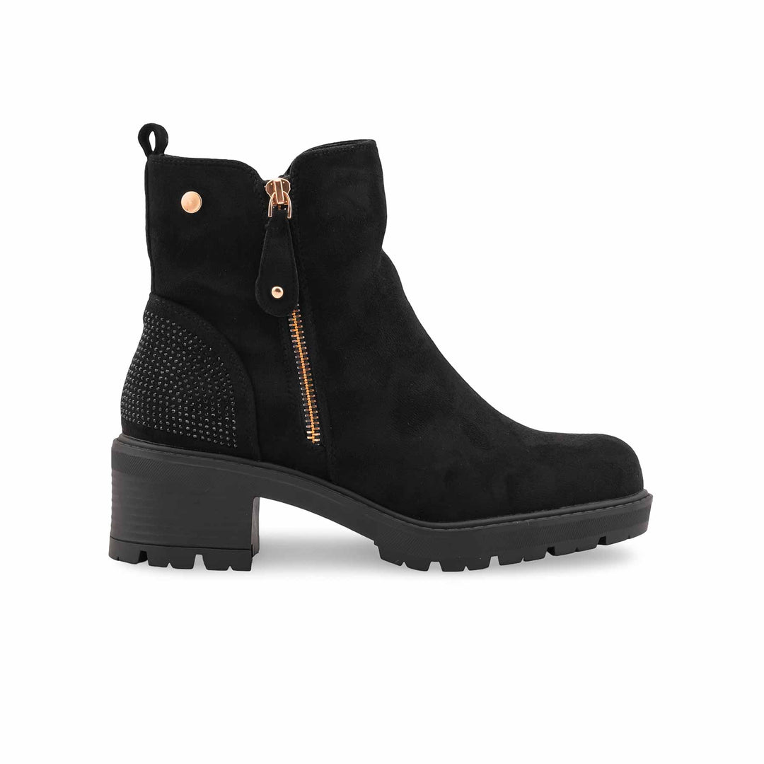 Black Long Shoes For Women WN9022