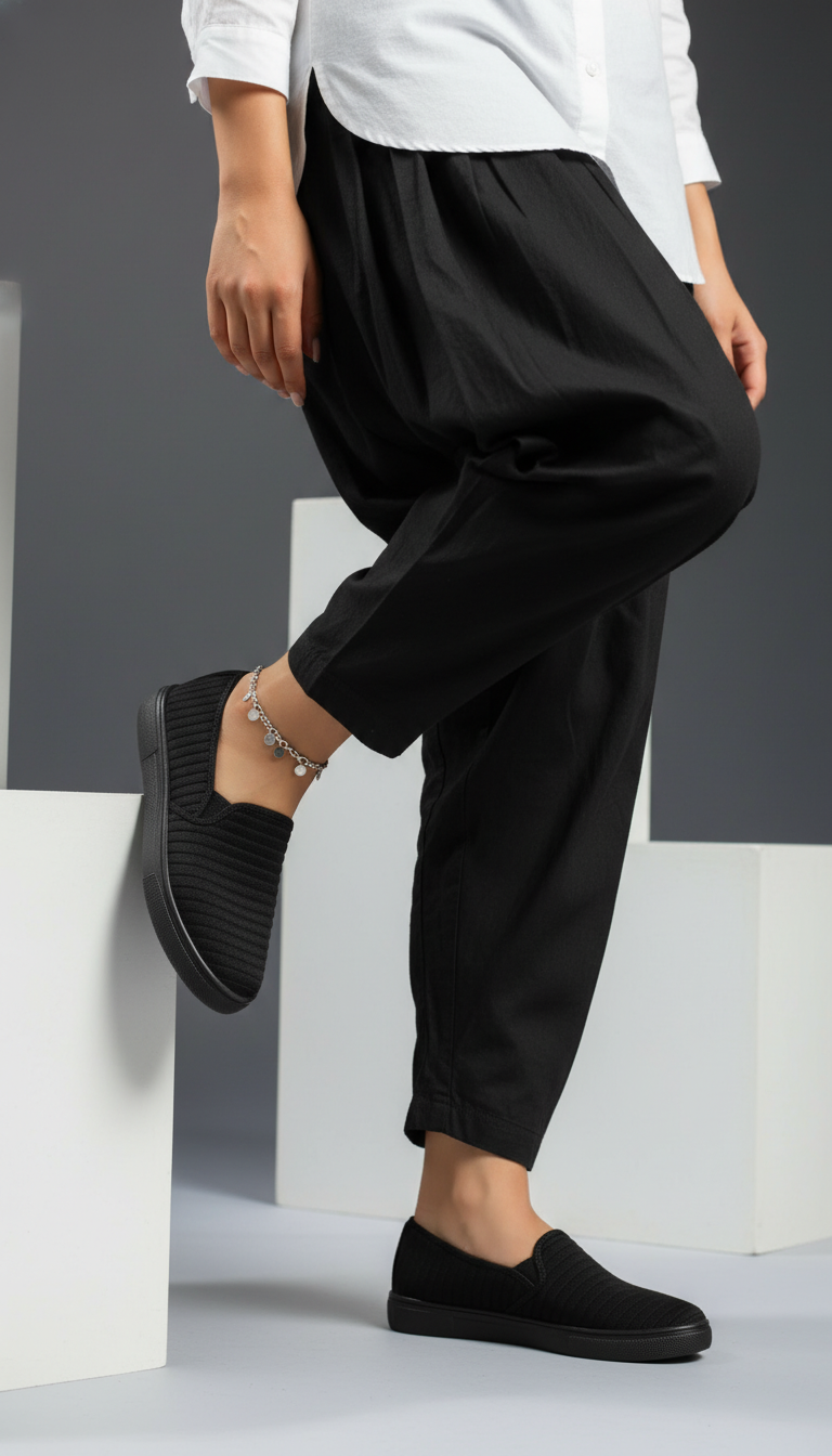 Black Casual Sneaker WN6203