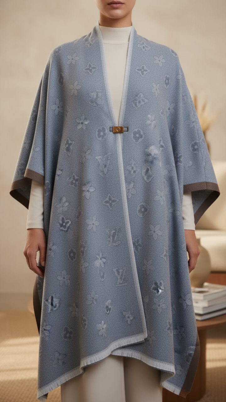 كاب شال رمادي شتوي PW5686