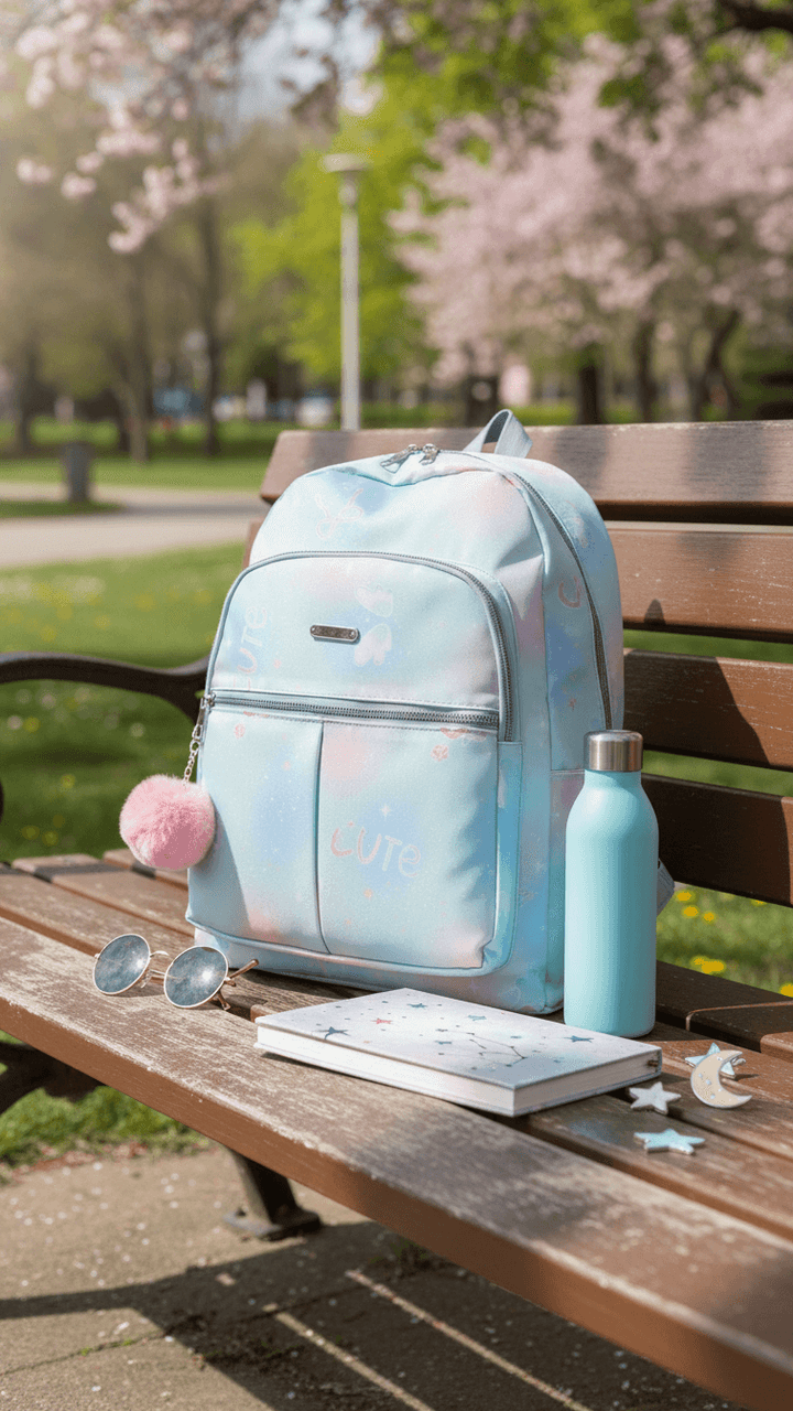 Green Casual Back Pack For Ladies P47474