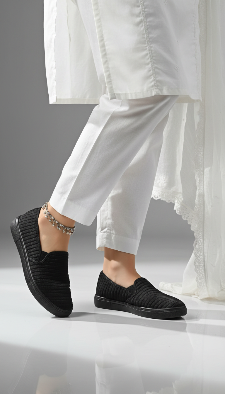 Black Casual Sneaker WN6203