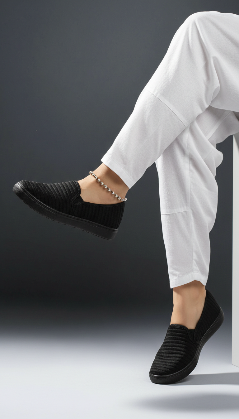 Black Casual Sneaker WN6203