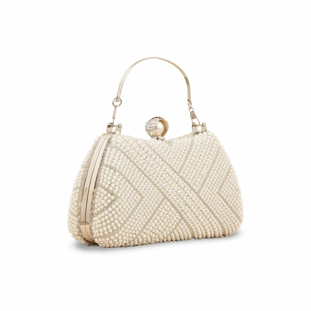White Bridal Clutch p24287