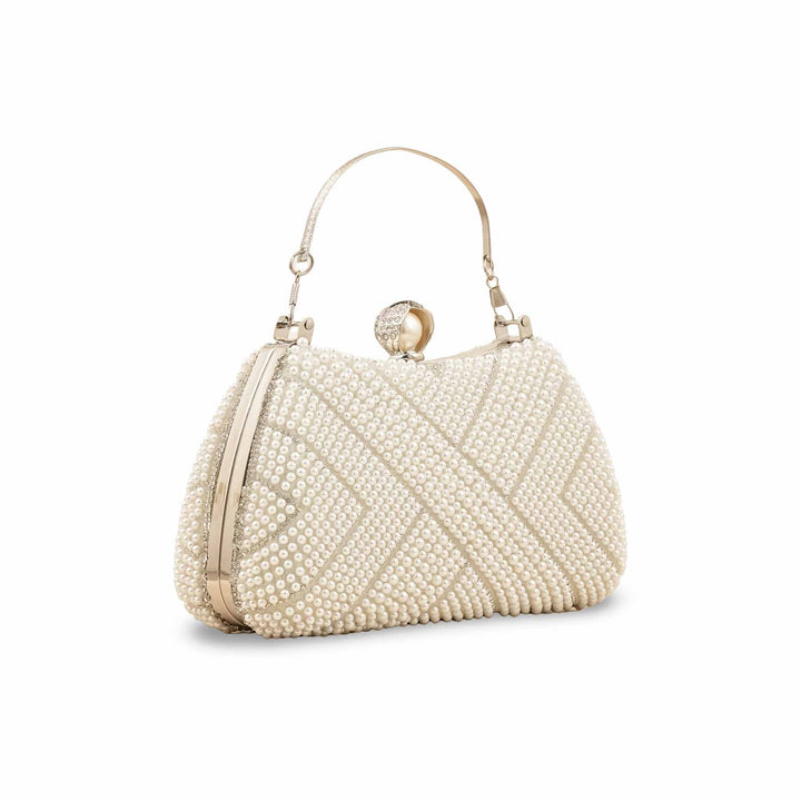 White Bridal Clutch p24287