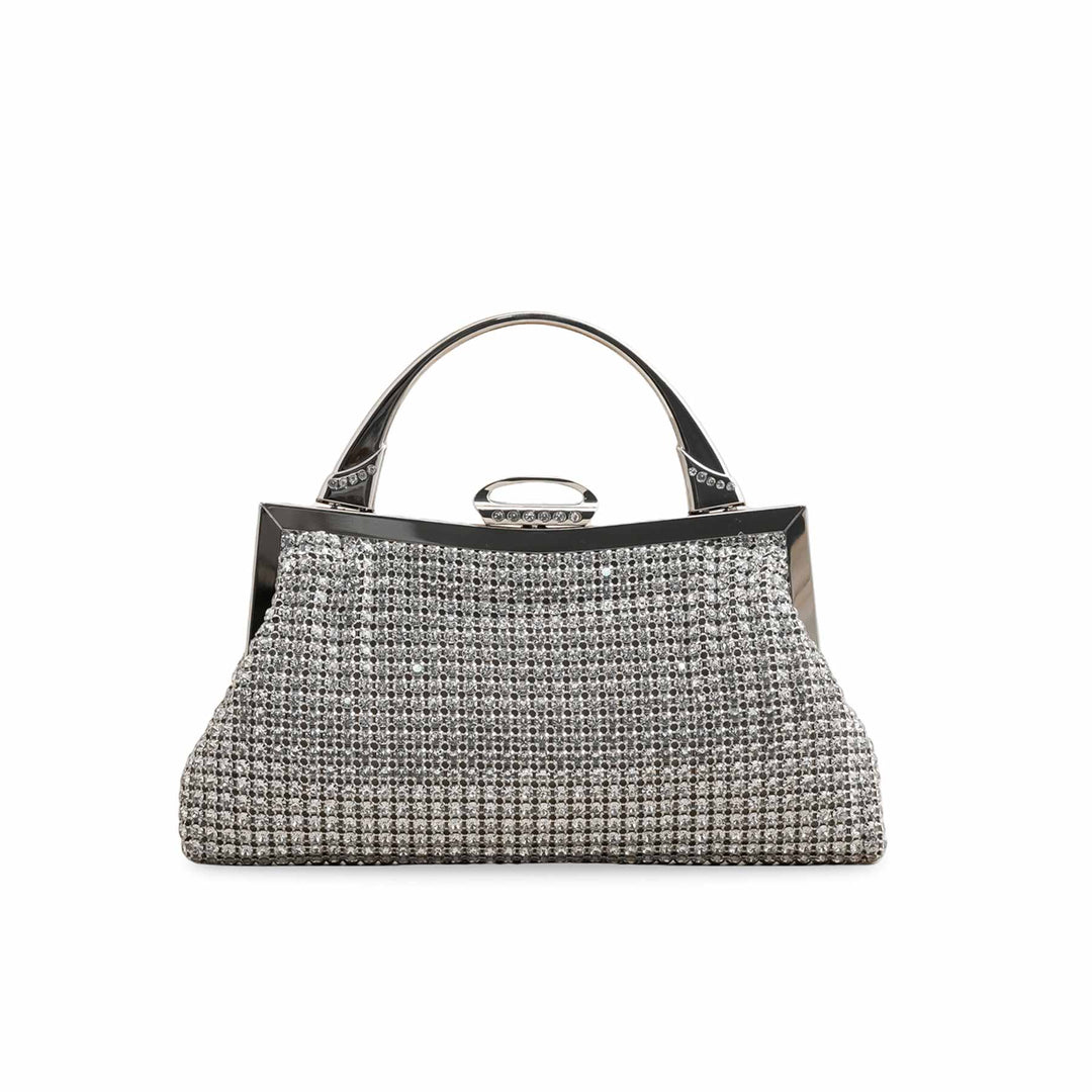 Silver Bridal Clutch P24319
