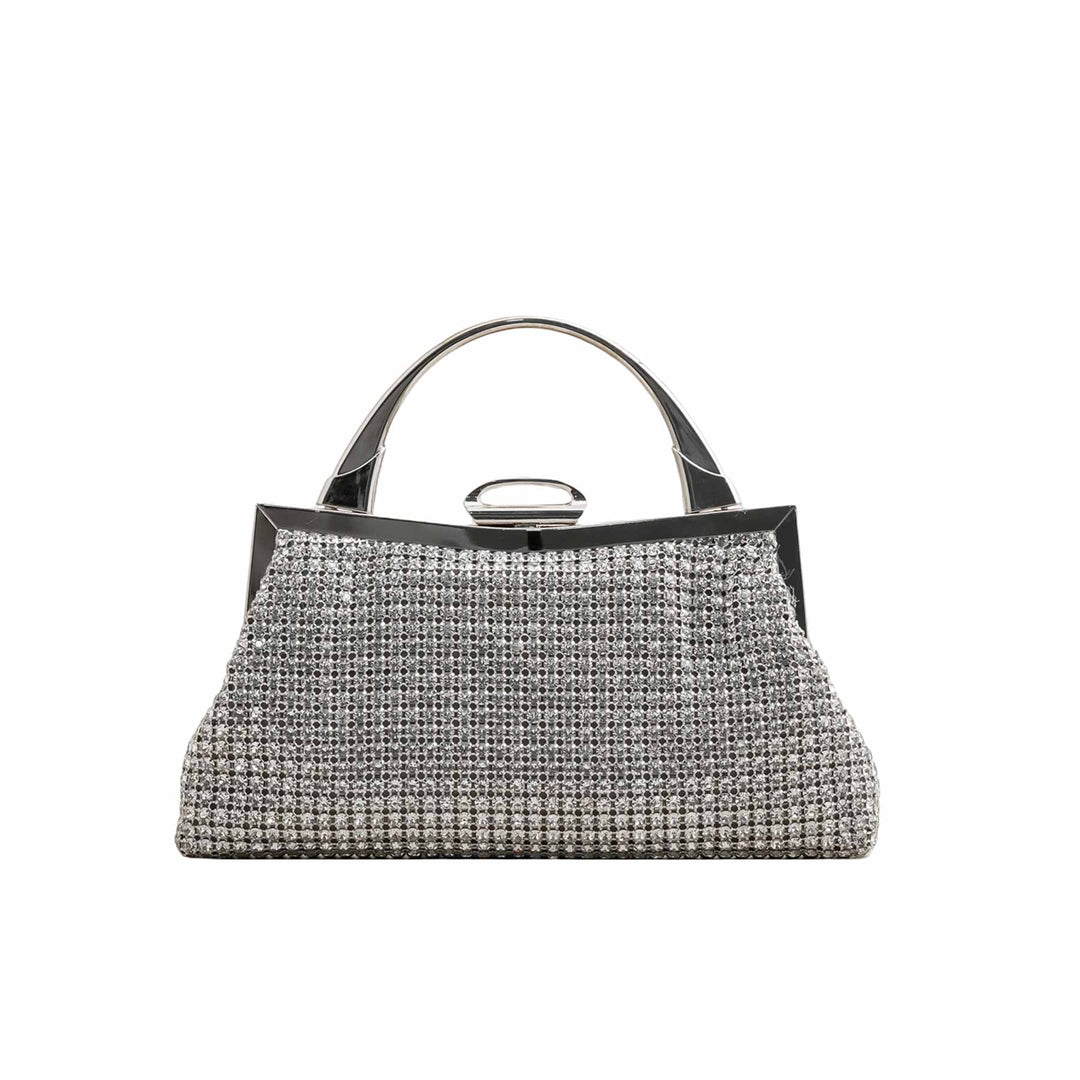 Silver Bridal Clutch P24319
